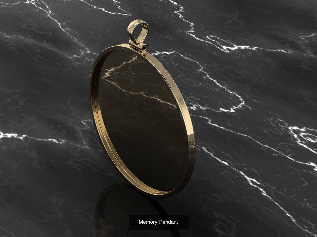 10 Memory Pendants 3D Model Collection_5