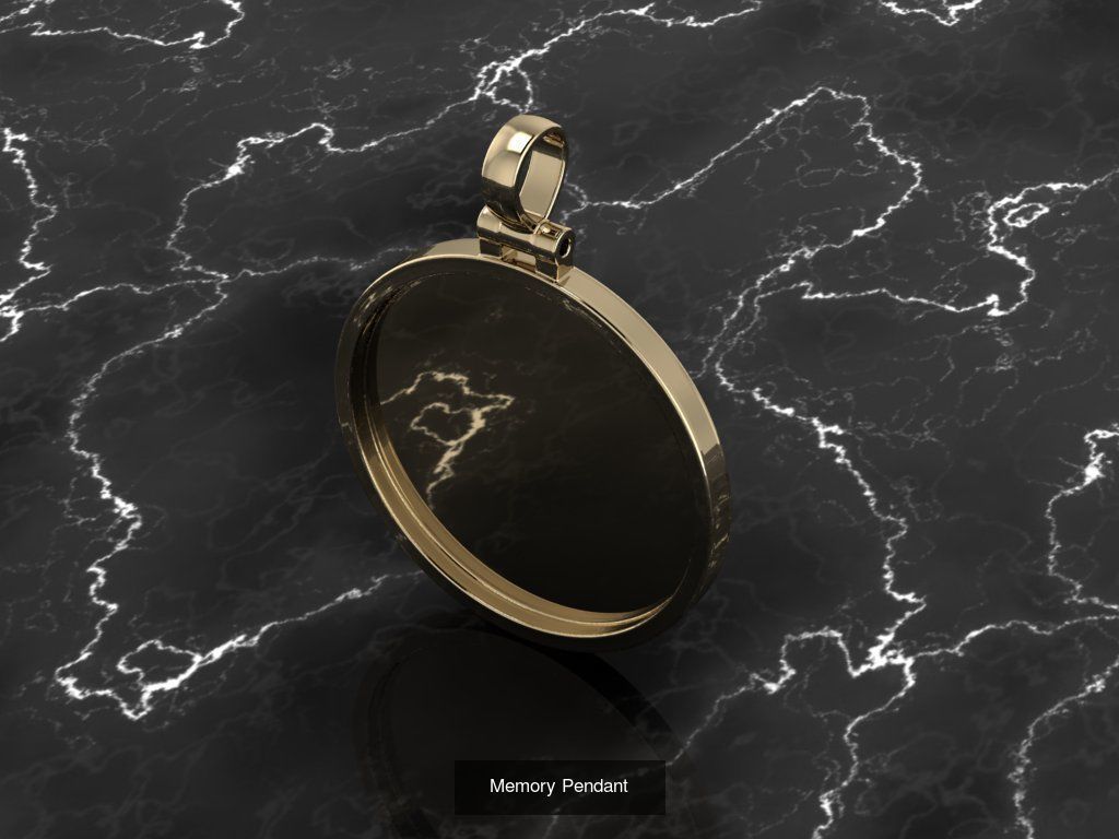 10 Memory Pendants 3D Model Collection_2