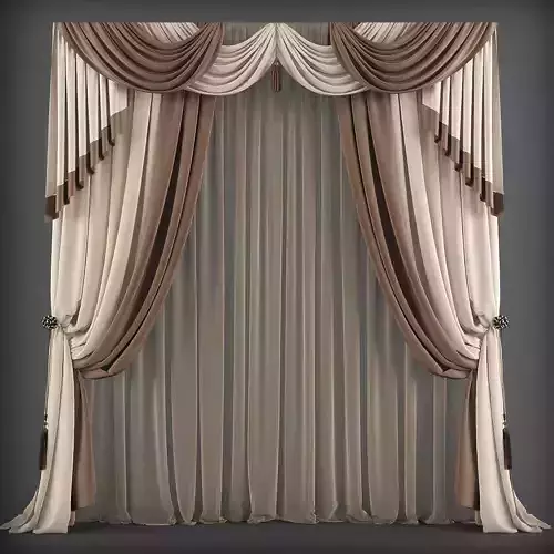 Curtain 3D model152