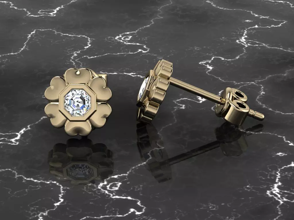 Jewelry Earring 3D print model