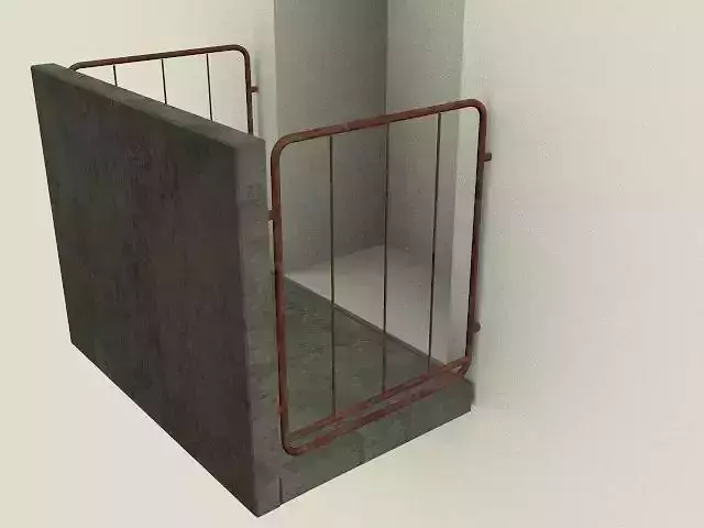 Balcony Dirty and Rusty