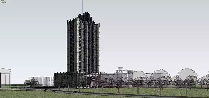 vacation spot-Resort-Fashion Leisure Hotel-0186 3D model