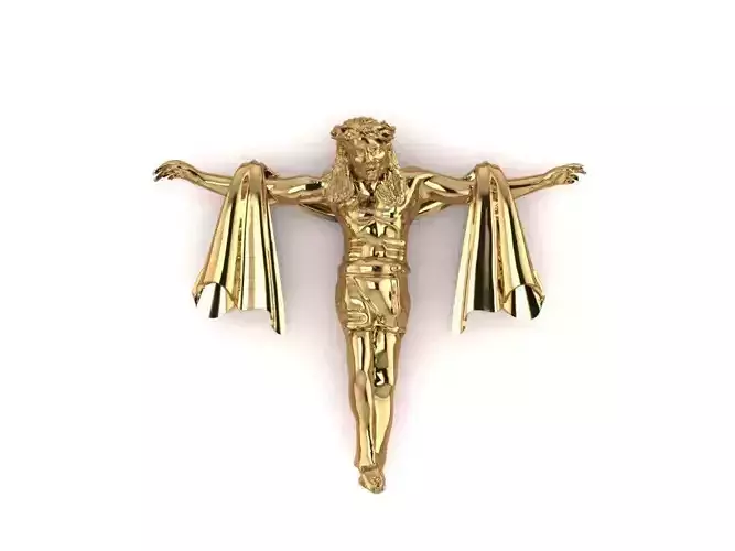 pendant gold crucifix