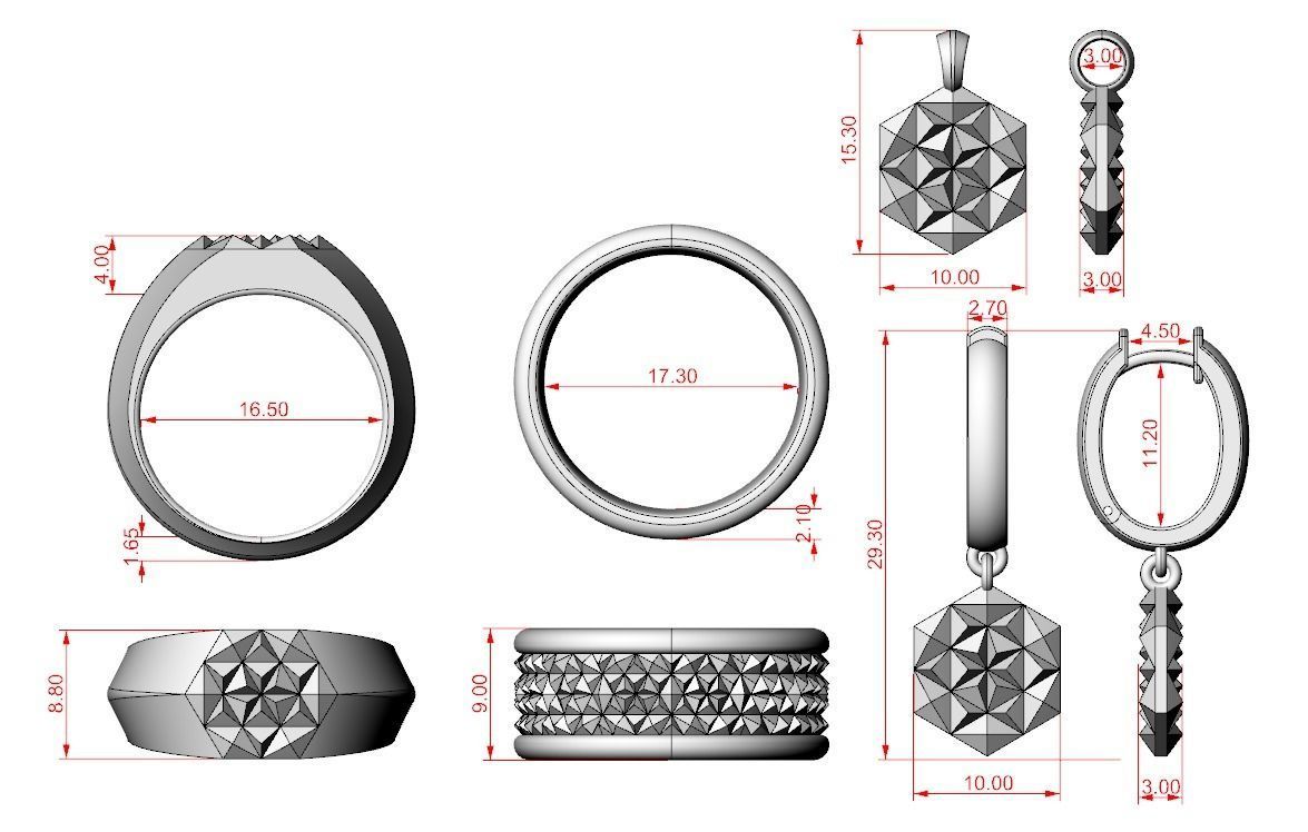 Exclusive collection from designer Vins 647 3D print model_41