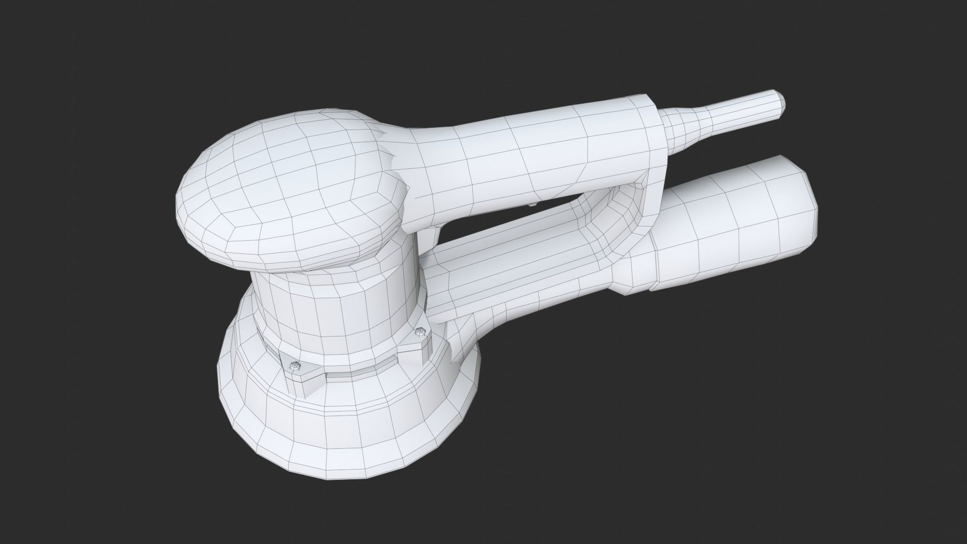 Eccentric Sander Low-poly 3D model_14