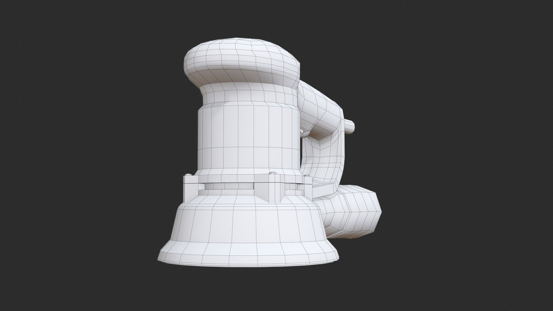 Eccentric Sander Low-poly 3D model_15