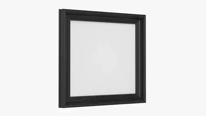 Frame square with picture 02 3D model
