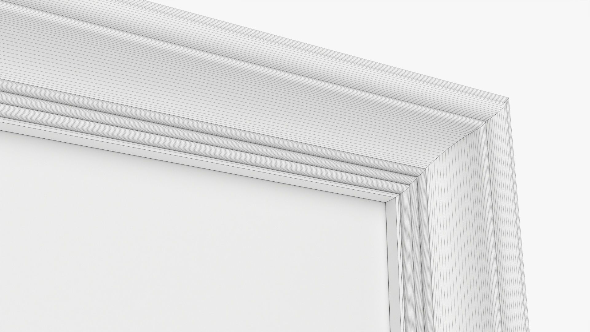 Frame square with picture 02 3D model_8