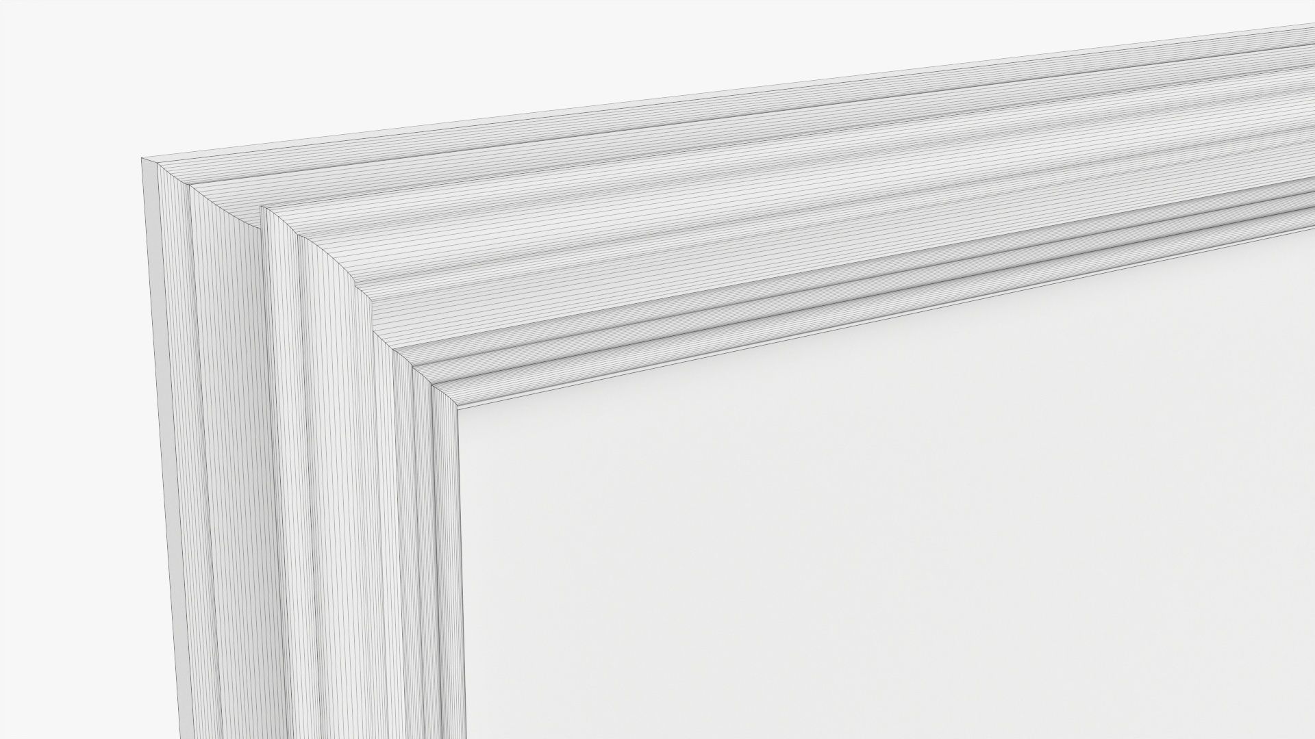 Frame square with picture 02 3D model_9