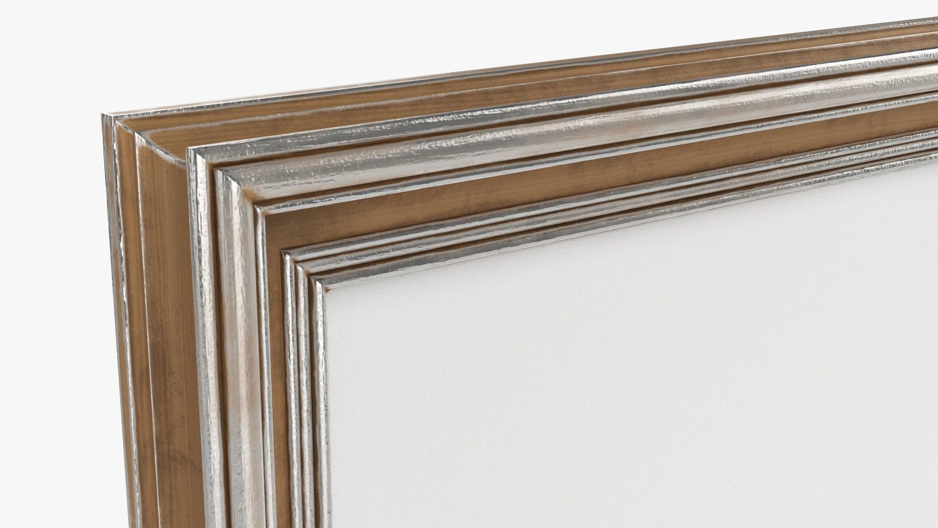 Frame square with picture 03 3D model_2