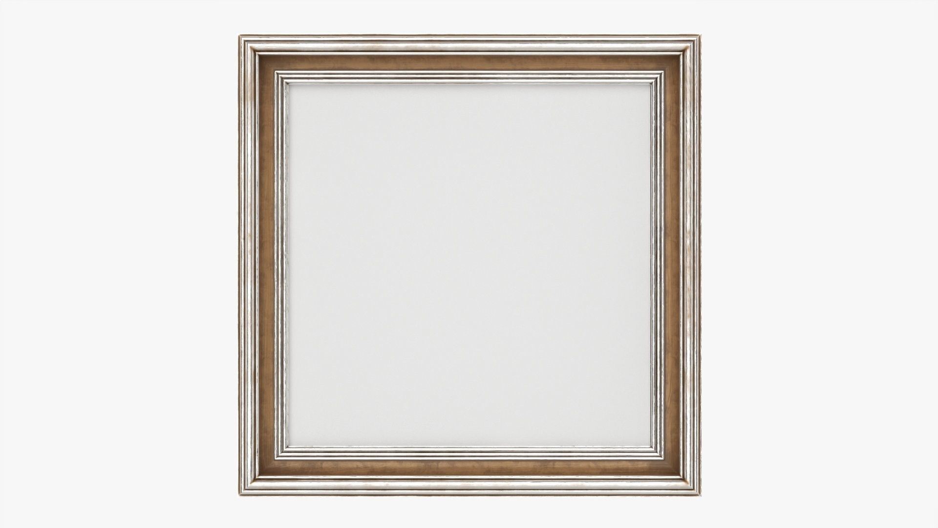 Frame square with picture 03 3D model_3