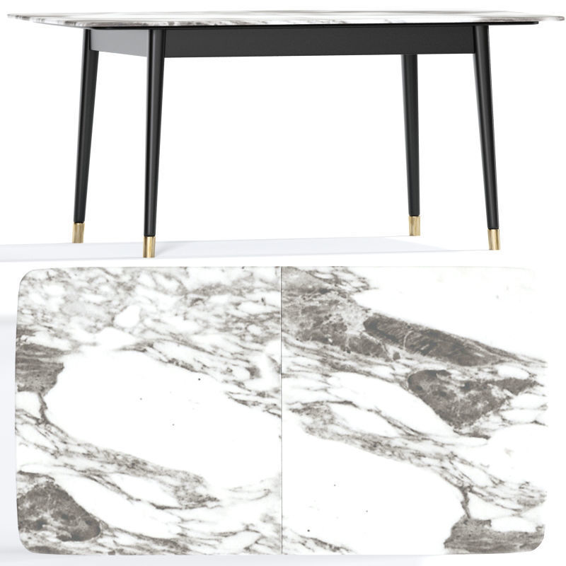 Kendall Upholstered Dining Chair Table 3D model_3