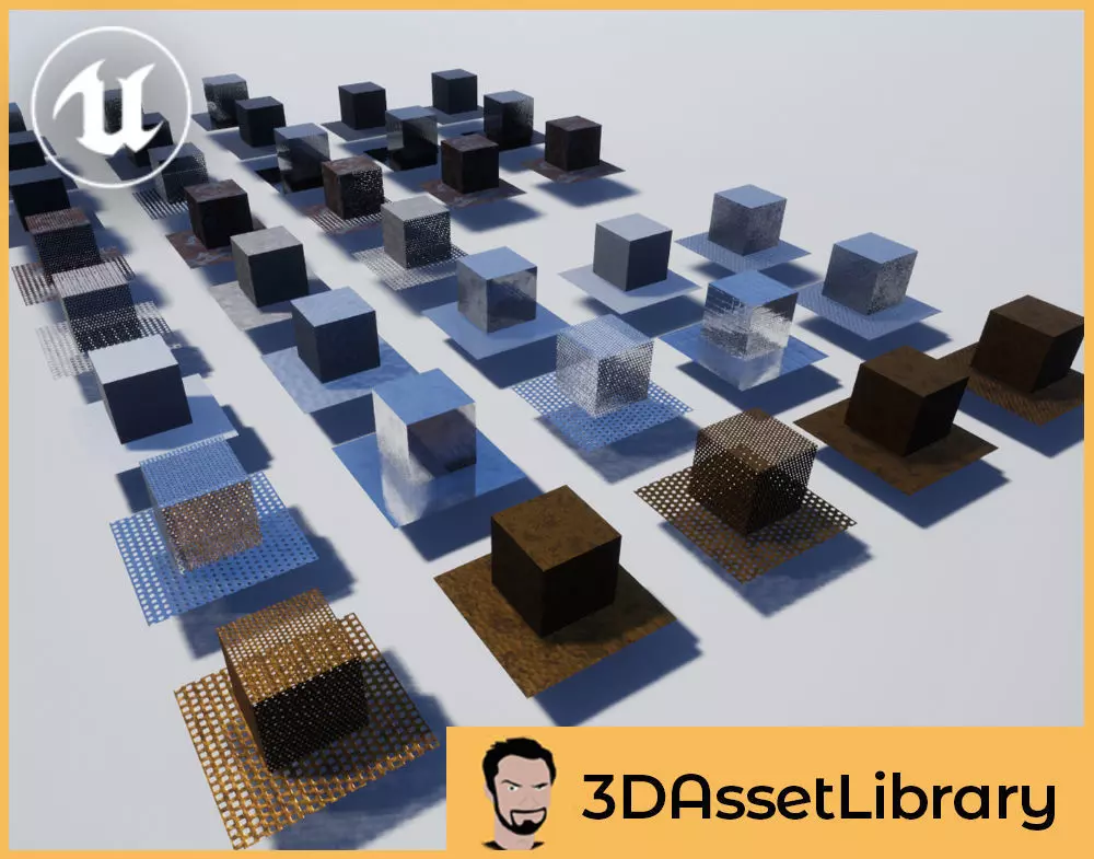 Metals Vol 1 For Unreal Texture_0