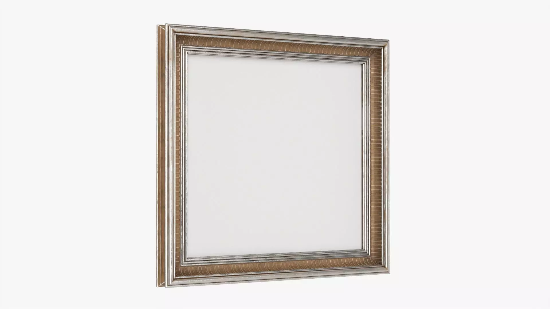 Frame square with picture 04 3D model_0