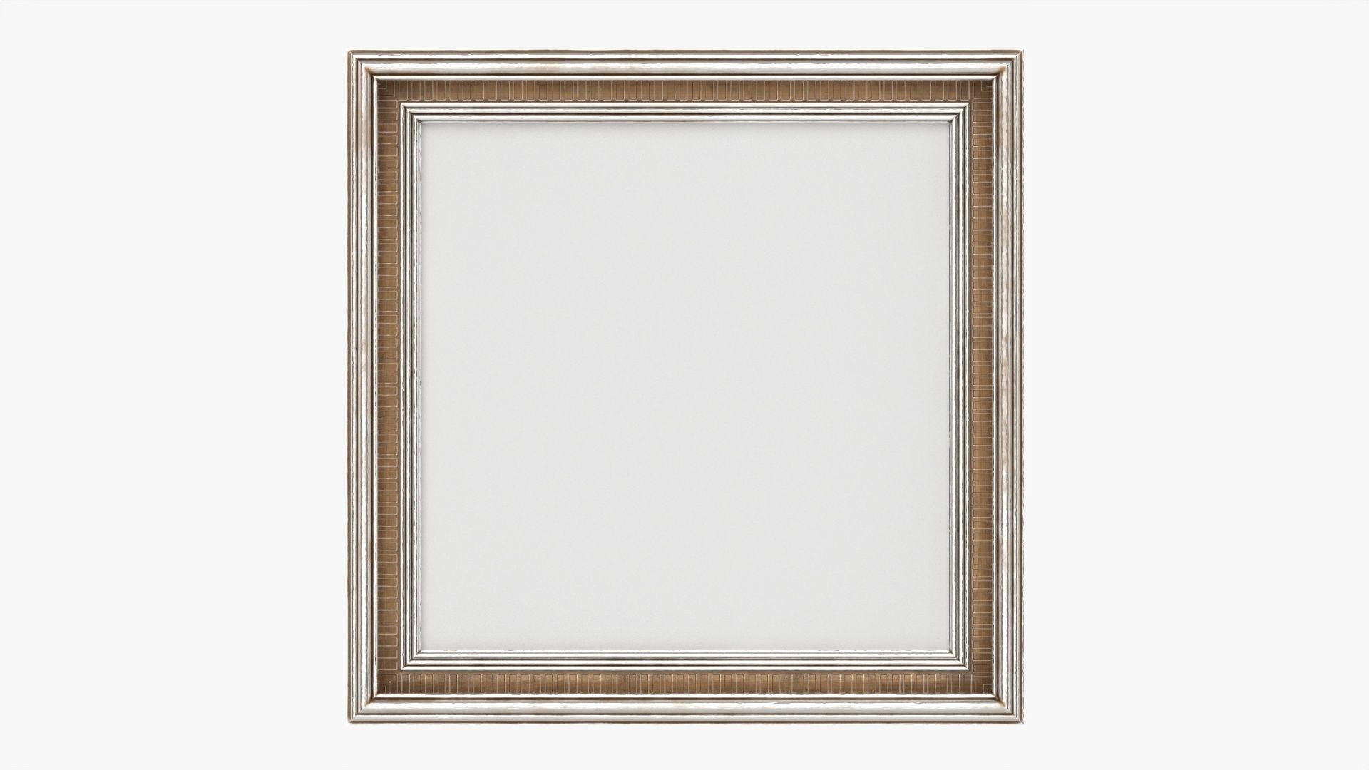Frame square with picture 04 3D model_3