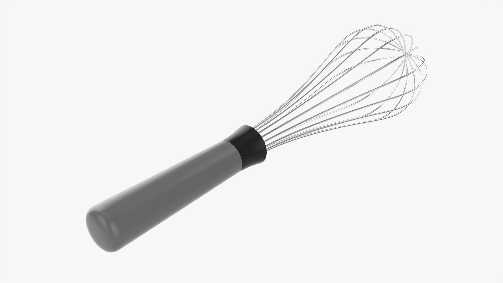 Kitchen whisk 02 3D model_1