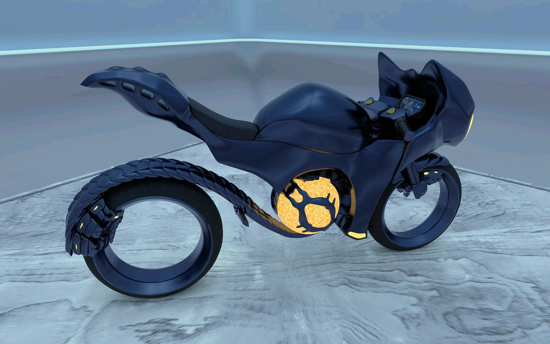 Dragon Bike 3D model_3