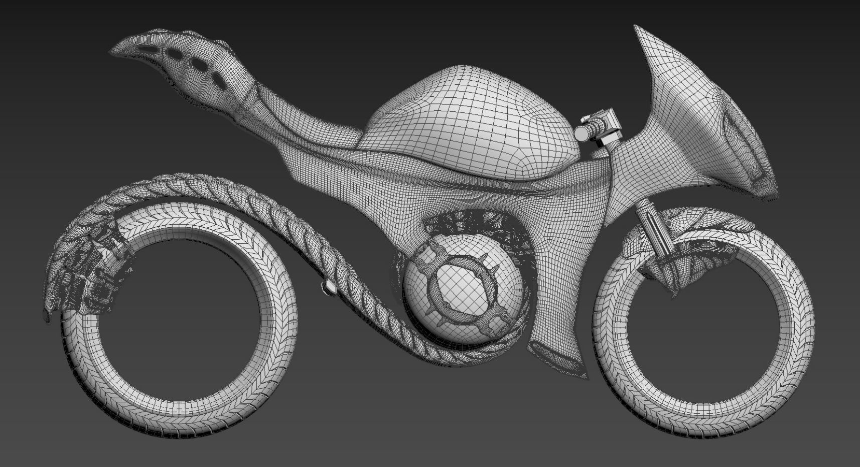 Dragon Bike 3D model_9