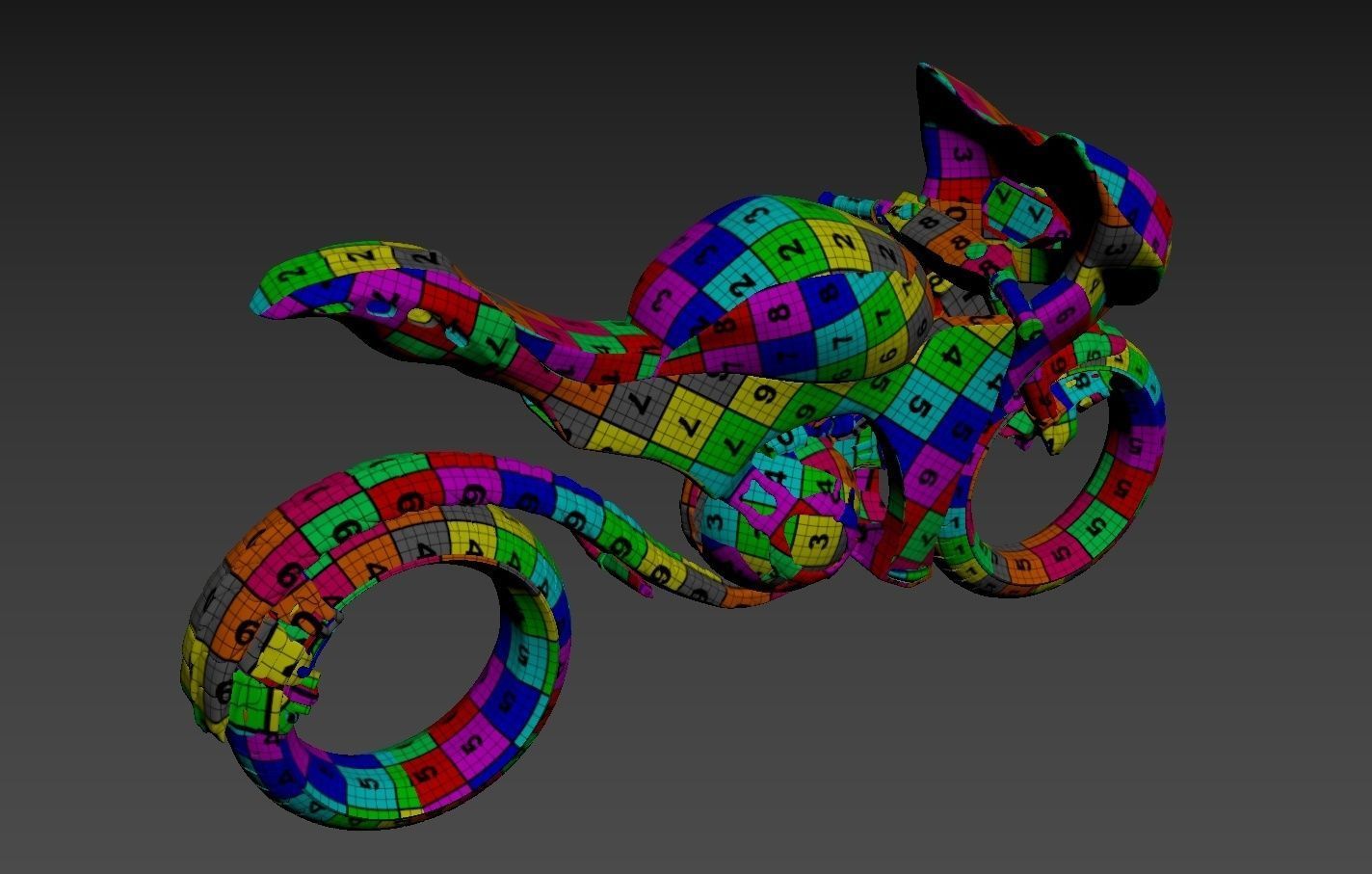 Dragon Bike 3D model_14
