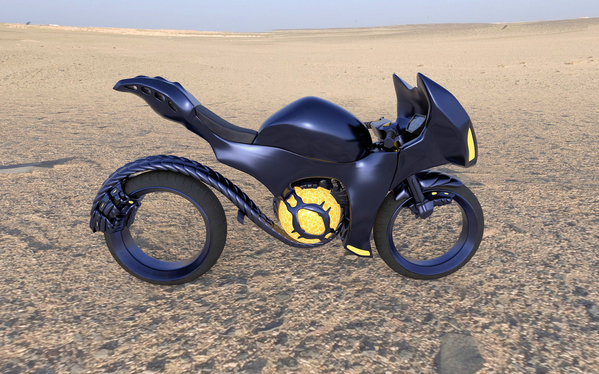 Dragon Bike 3D model_4