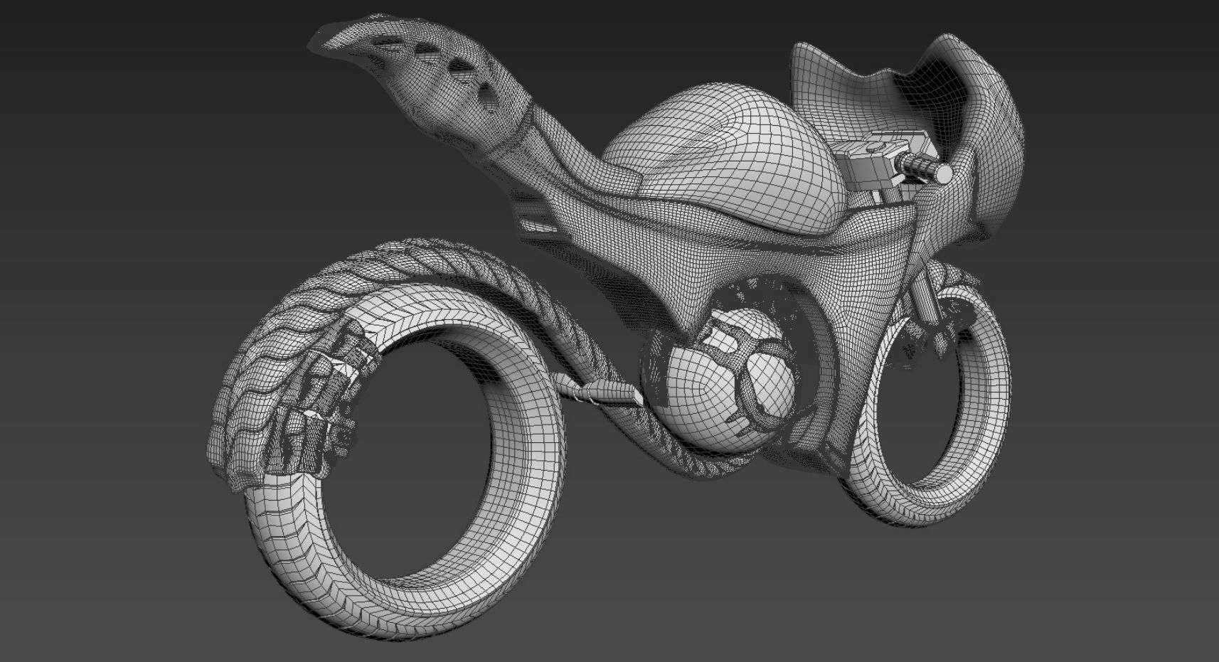 Dragon Bike 3D model_8
