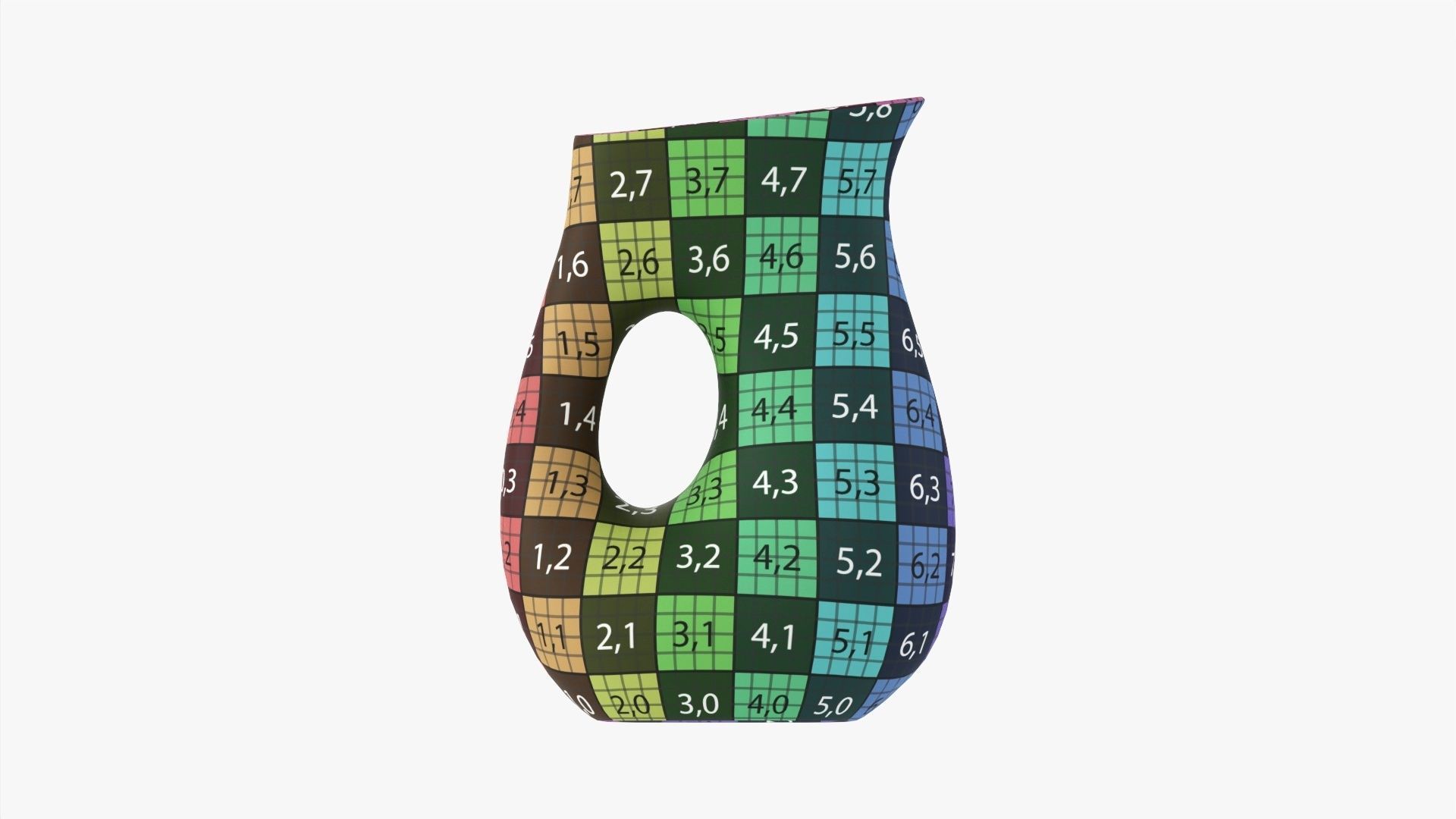 Table vase modern 3D model_15