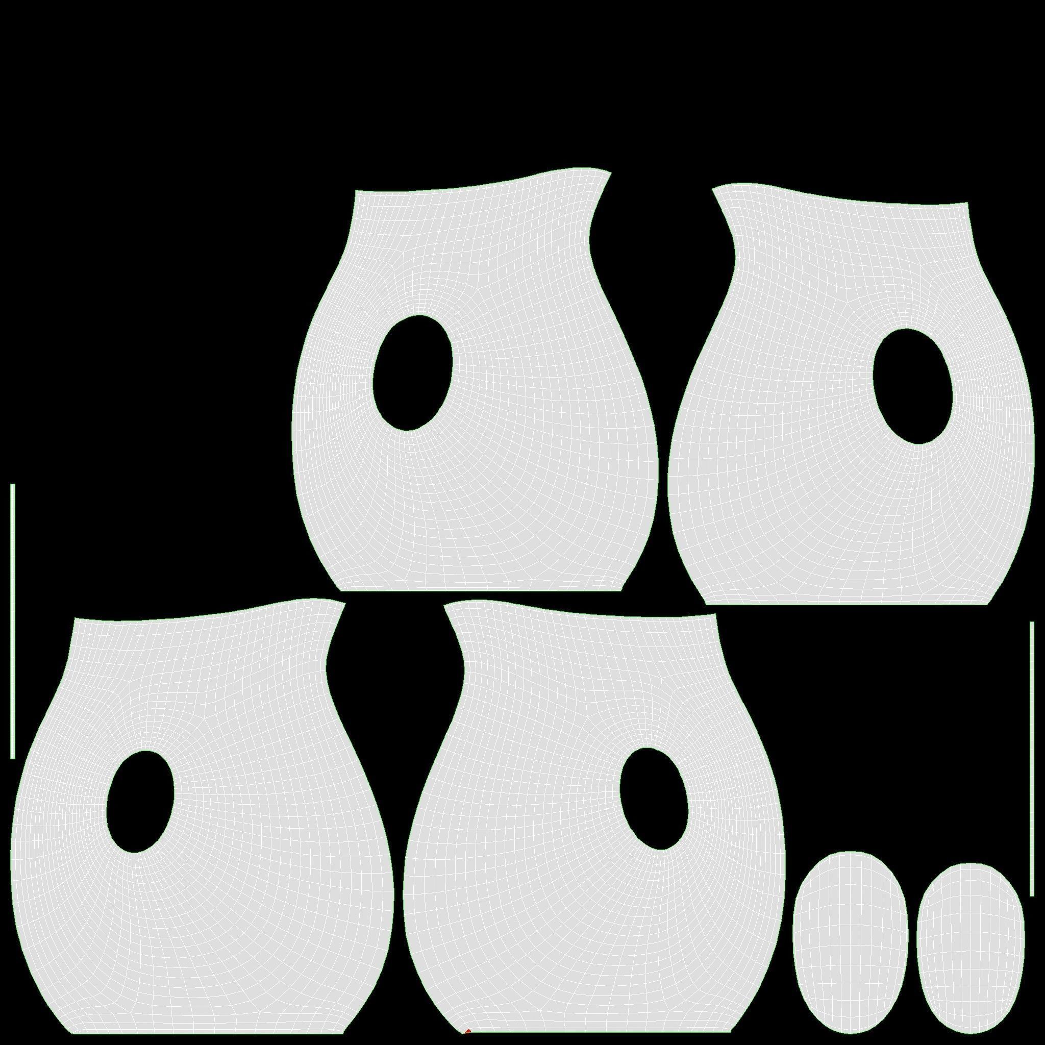 Table vase modern 3D model_18