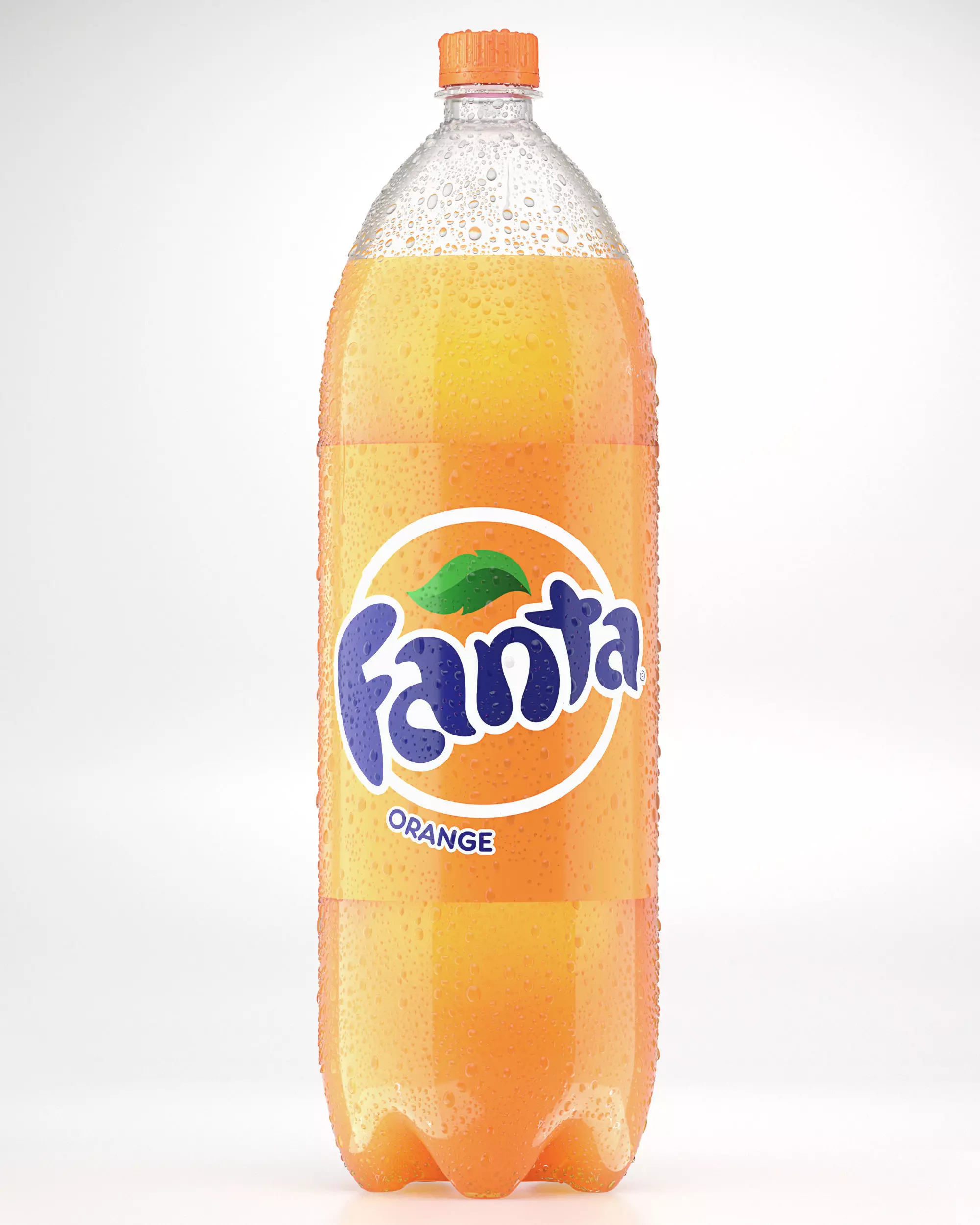 Soda bottle 2 liters 3D model_0