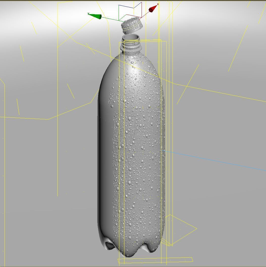 Soda bottle 2 liters 3D model_15