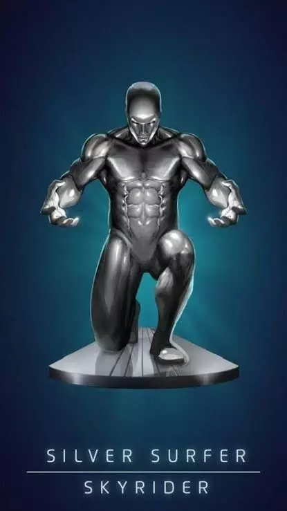 Silver Surfer Skyrider Fanart Version 3D print model
