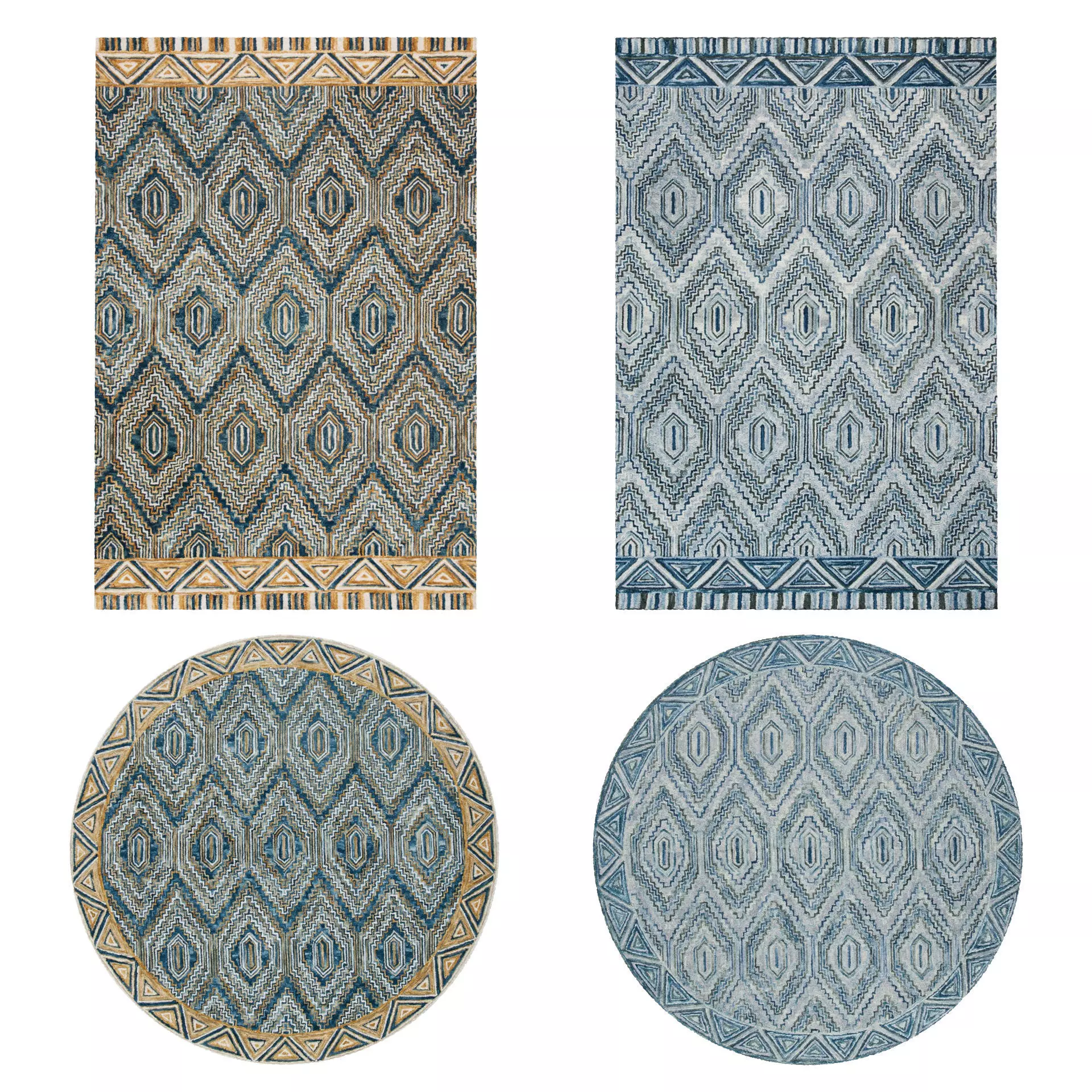 Rugs No 170 Low-poly 3D model_0