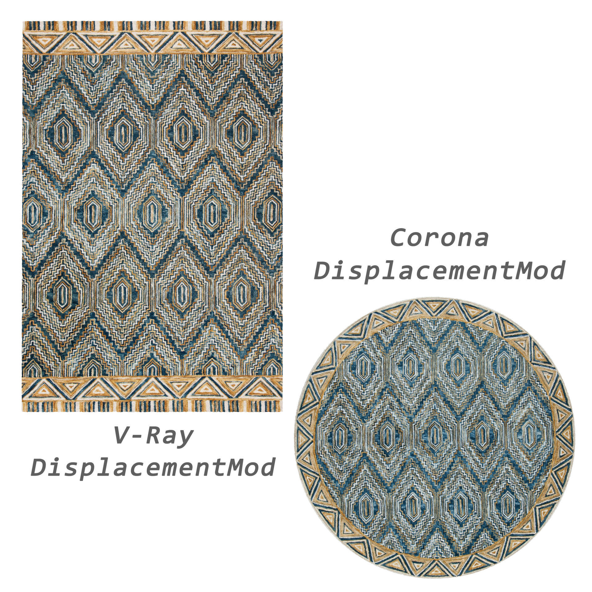 Rugs No 170 Low-poly 3D model_1