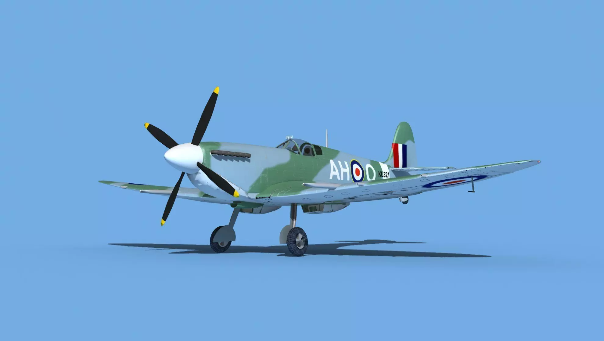 Supermarine Spitfire Mk IXb V01 3D model