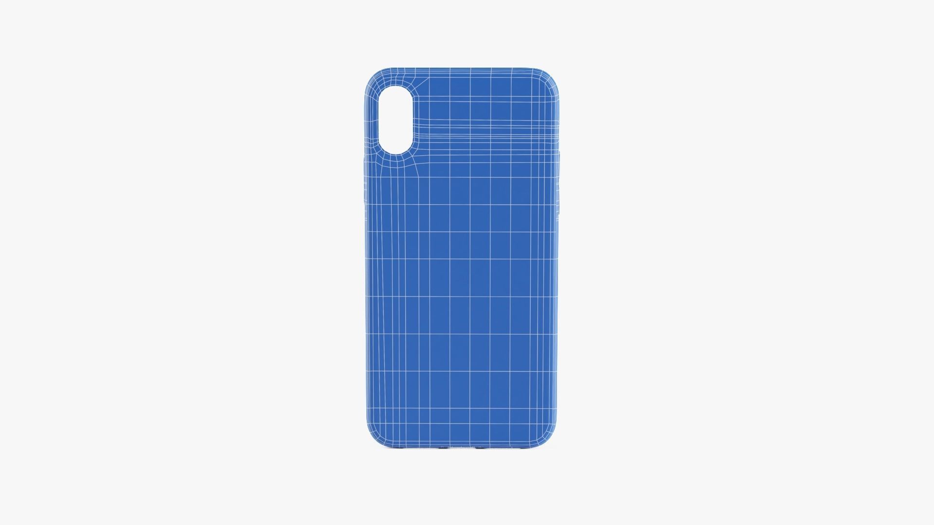 iPhone XR Case 7 Low-poly 3D model_23