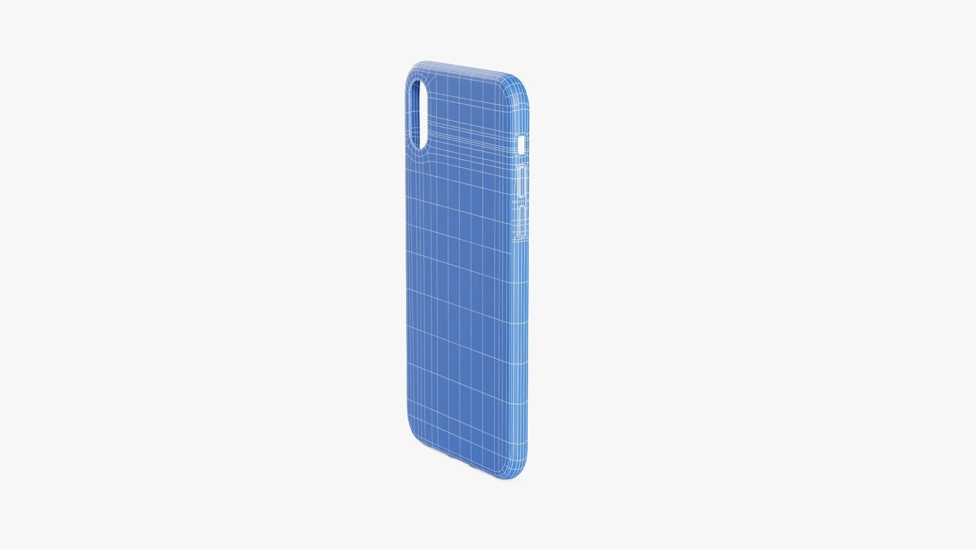 iPhone XR Case 7 Low-poly 3D model_19