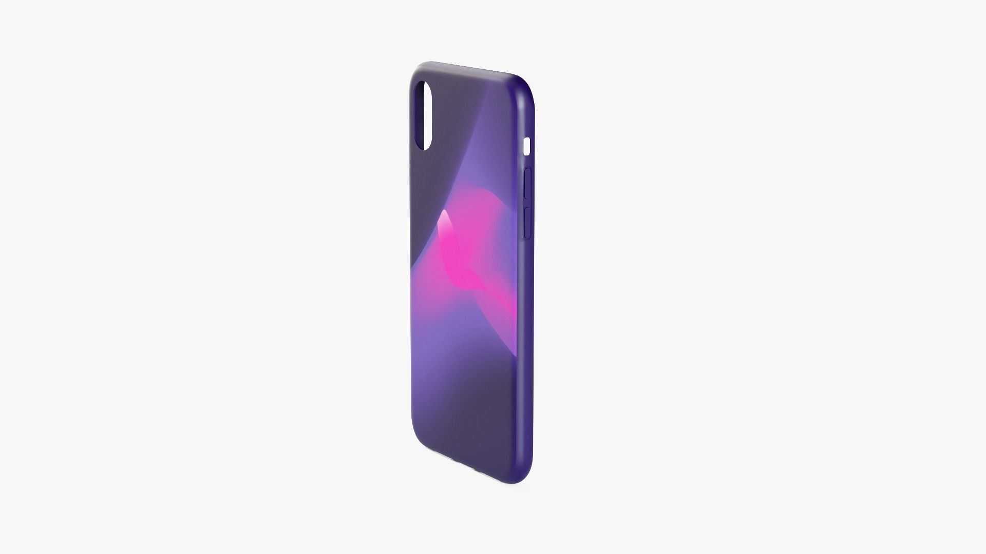 iPhone XR Case 7 Low-poly 3D model_3