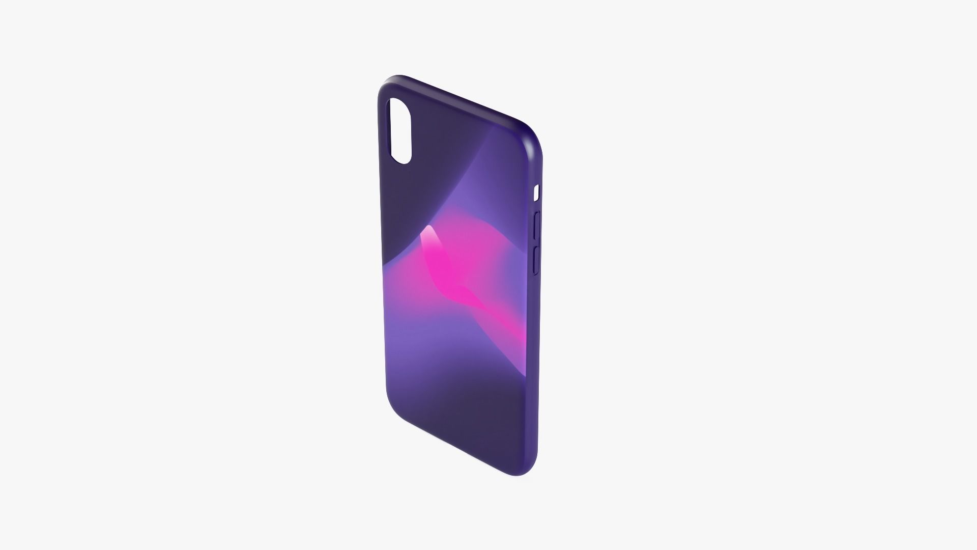 iPhone XR Case 7 Low-poly 3D model_1
