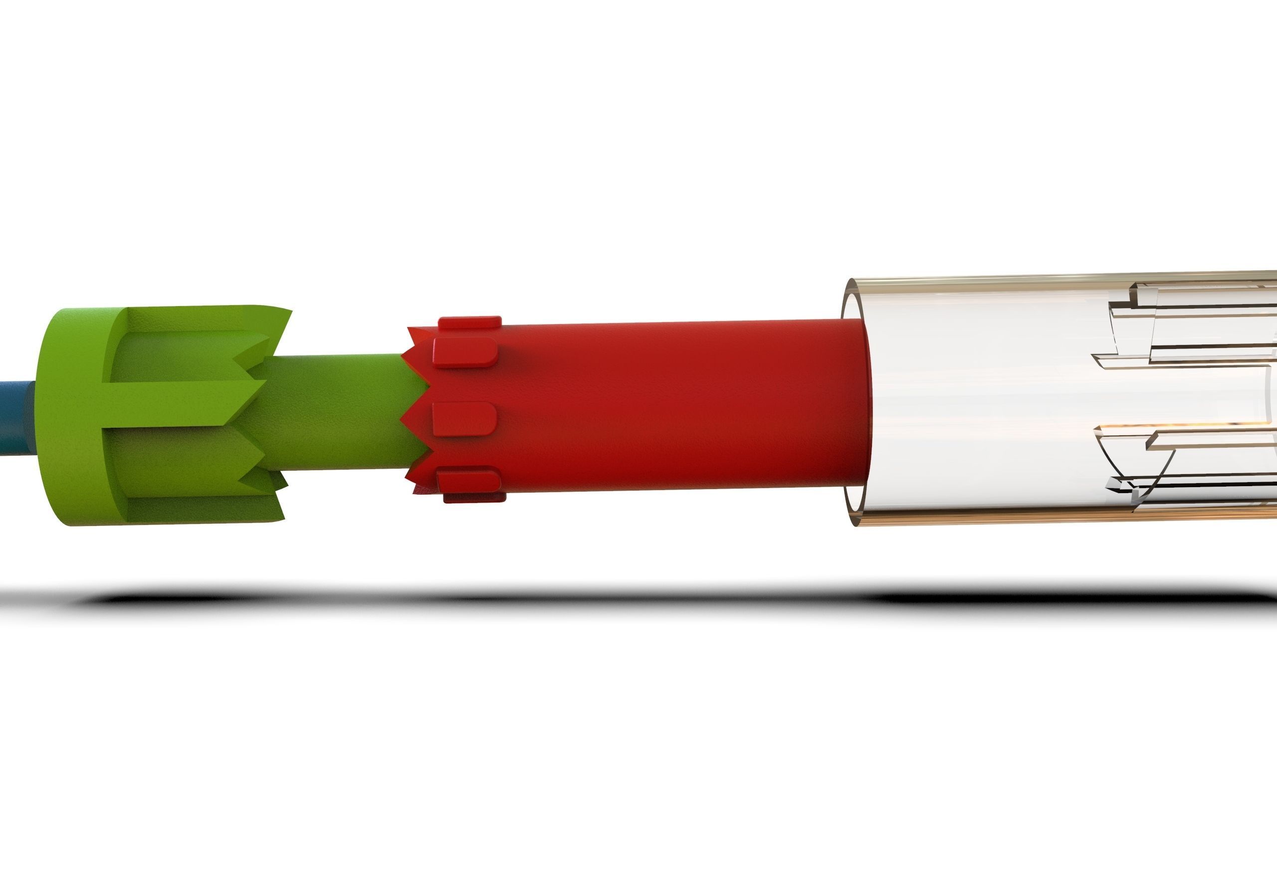 clicking pen mechanism 3D model_8