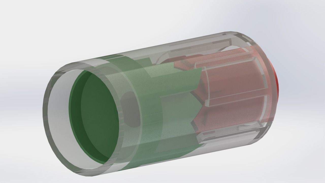 clicking pen mechanism 3D model_2
