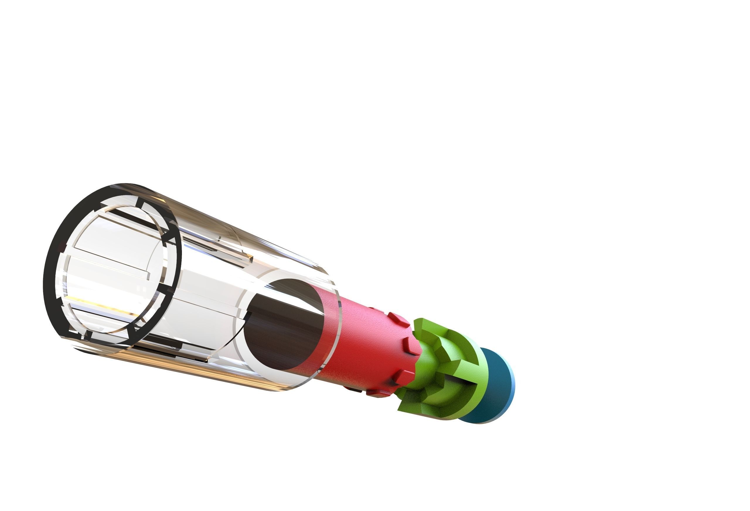 clicking pen mechanism 3D model_6