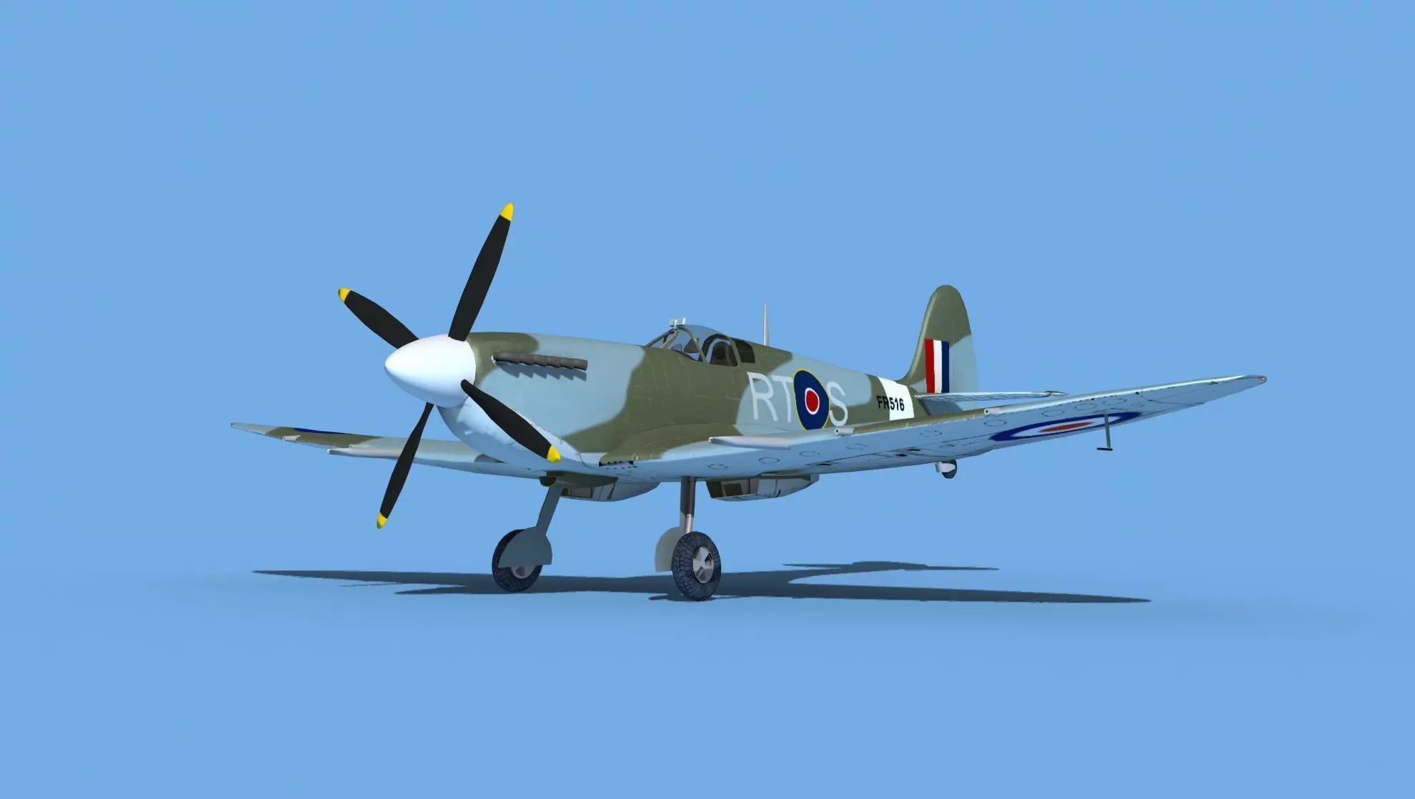 Supermarine Spitfire Mk IXb V06 3D model