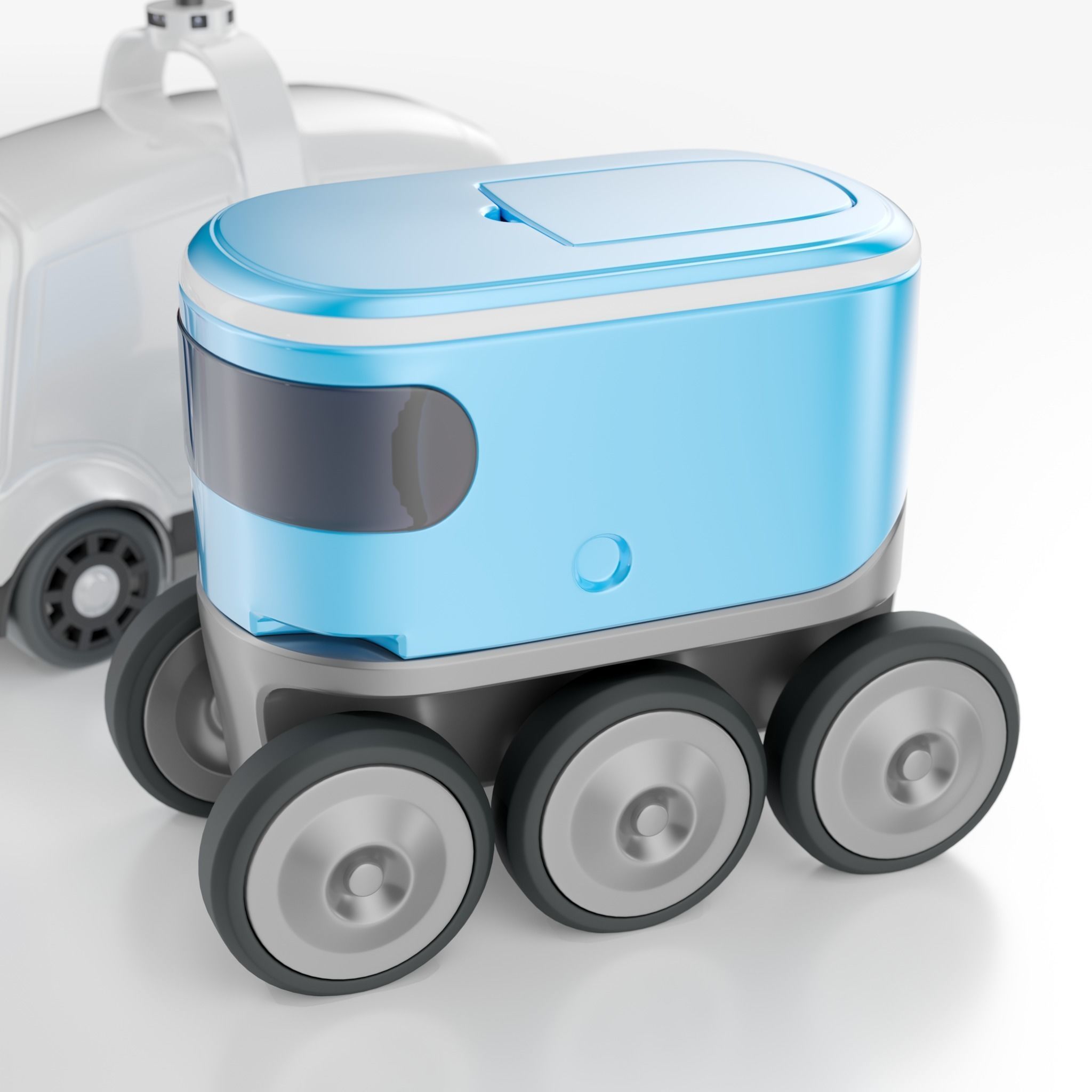 Delivery robots pack 4-in-1 3D model_5