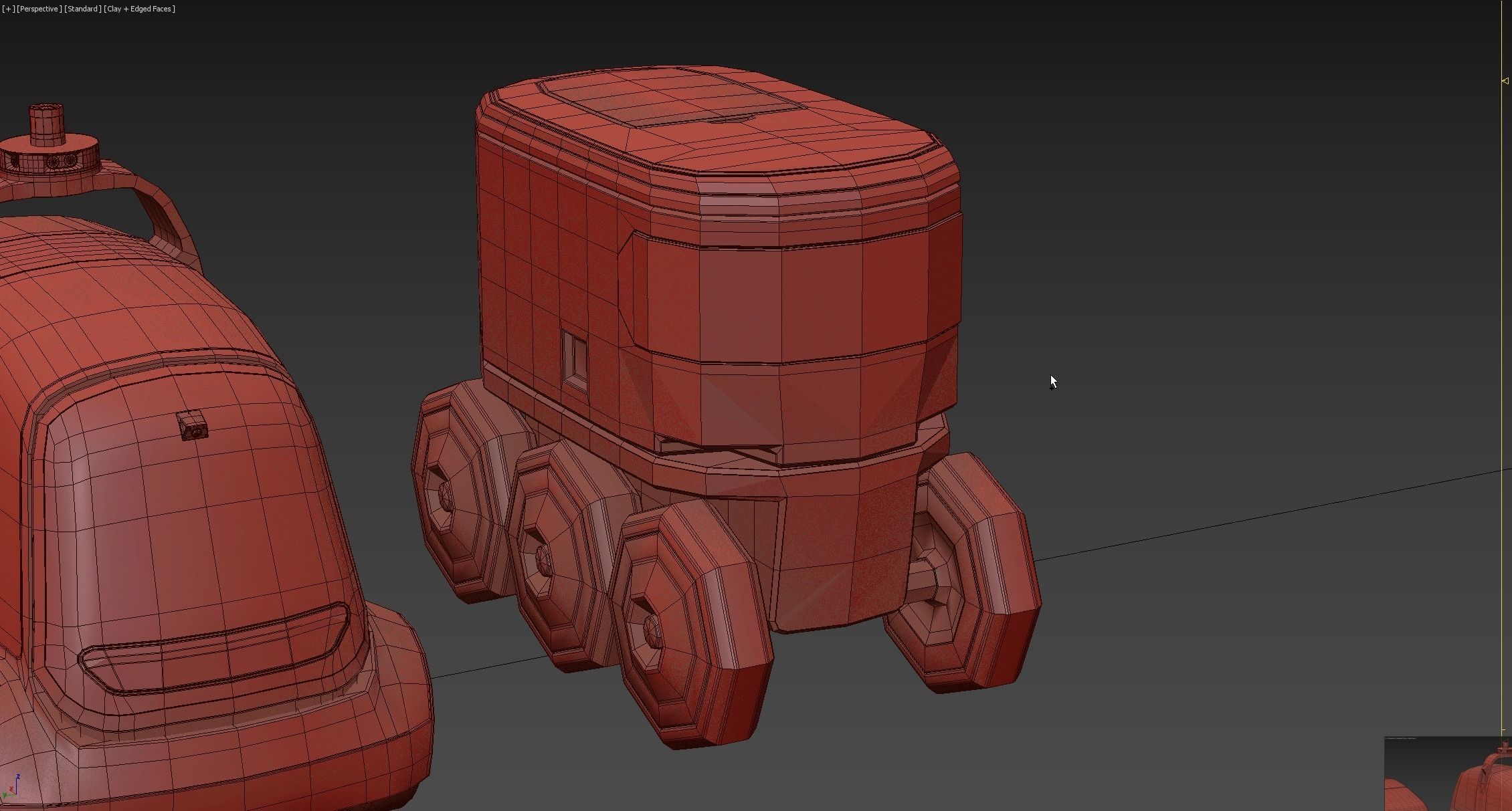 Delivery robots pack 4-in-1 3D model_15