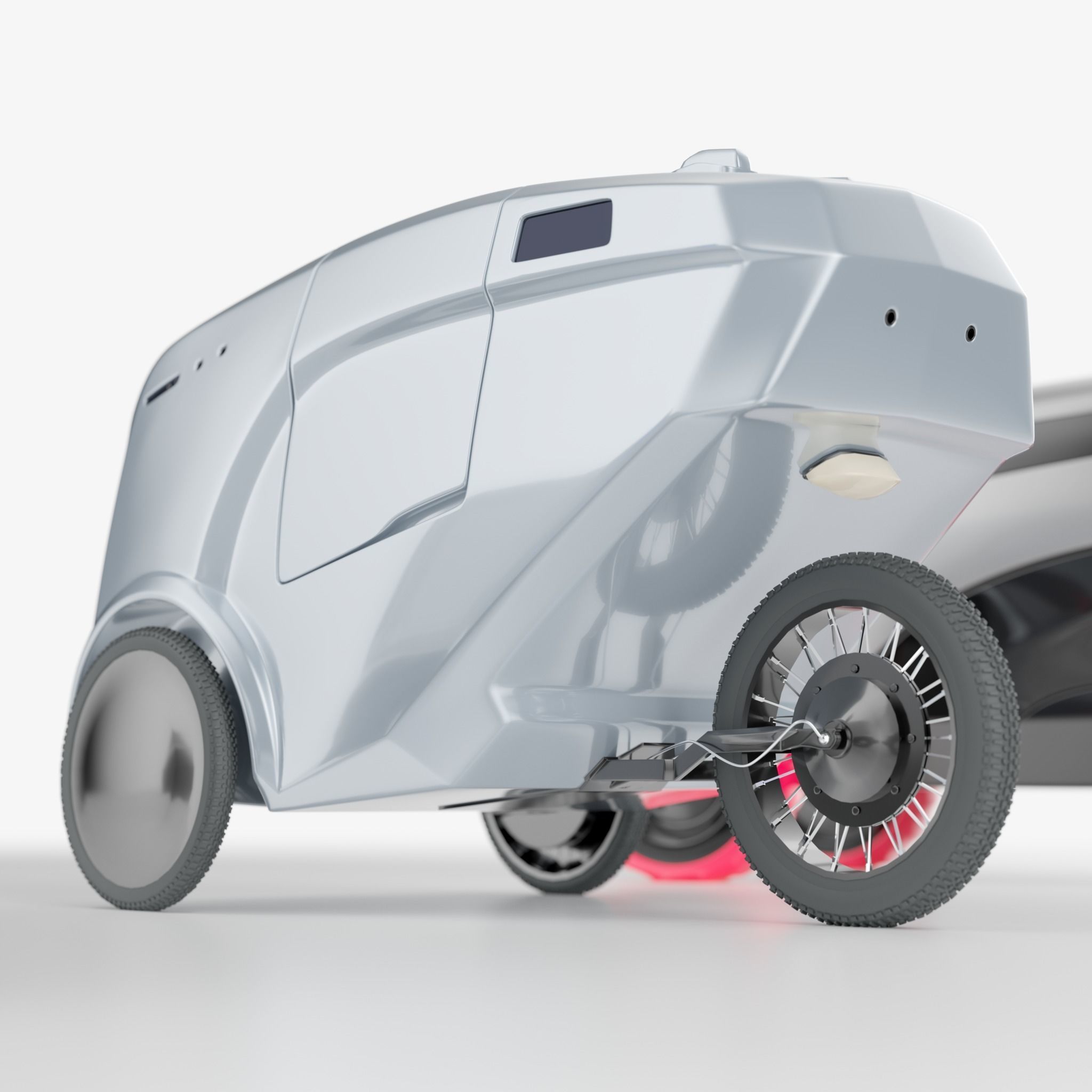 Delivery robots pack 4-in-1 3D model_8