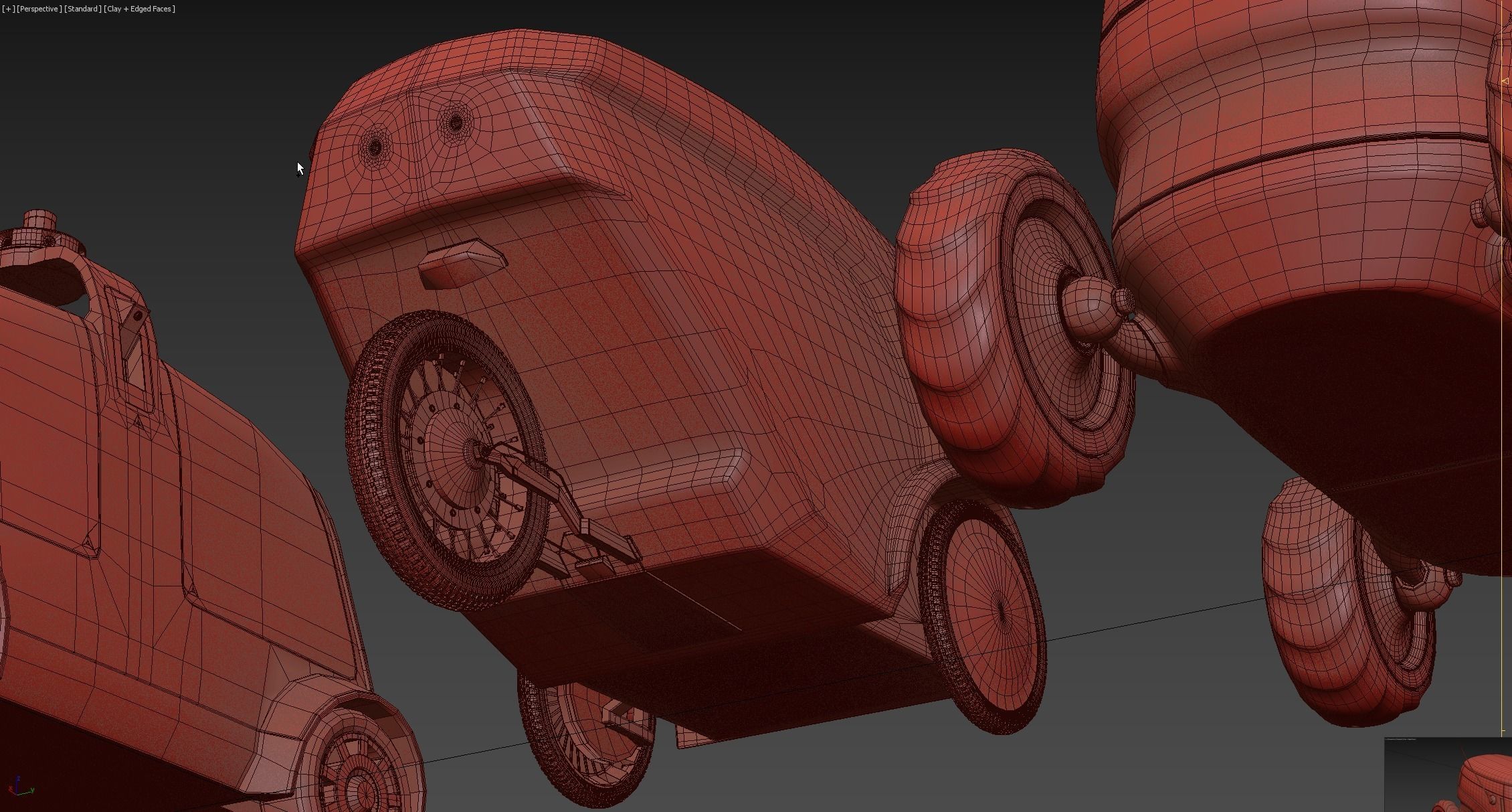 Delivery robots pack 4-in-1 3D model_13