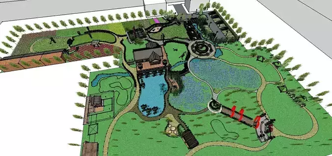 Eco Farm 001 3D model