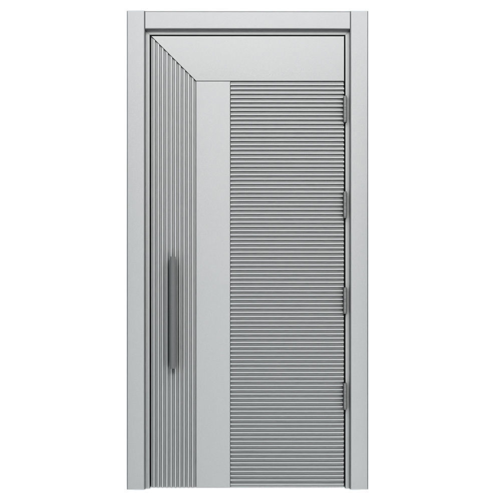 STEEL BENT DOOR 3D model_3