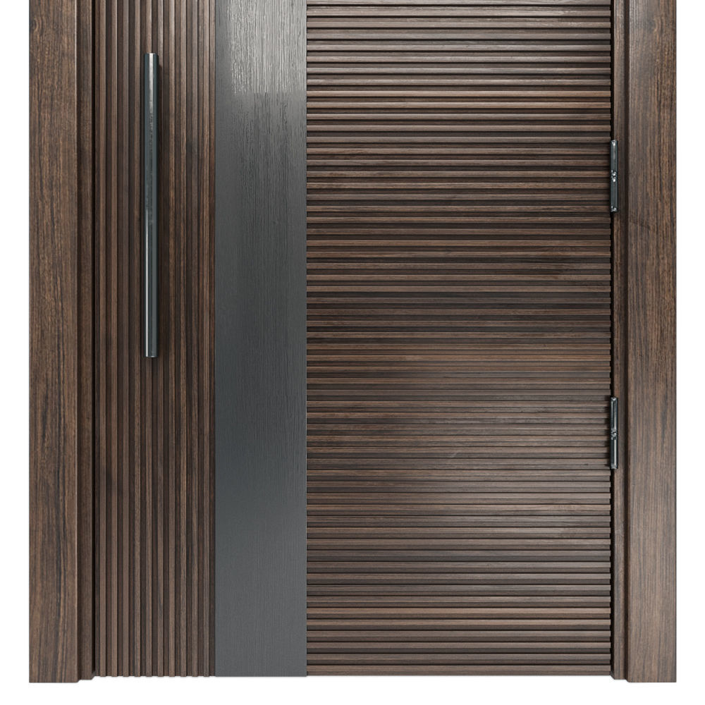 STEEL BENT DOOR 3D model_1