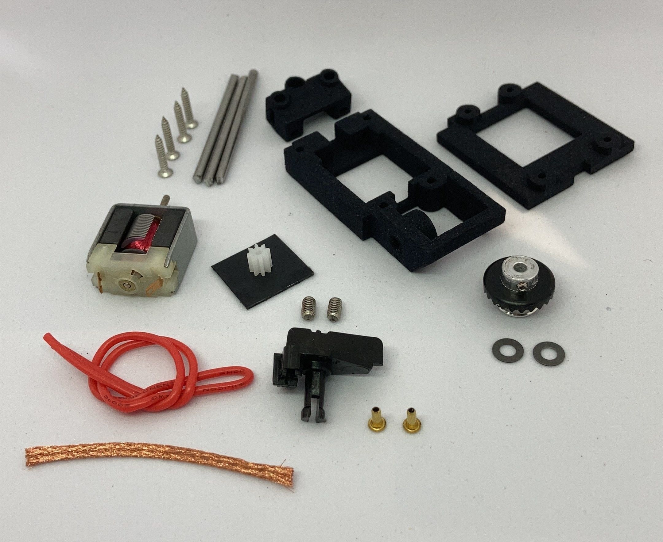 adjustable slot car chassis 3D print model_8