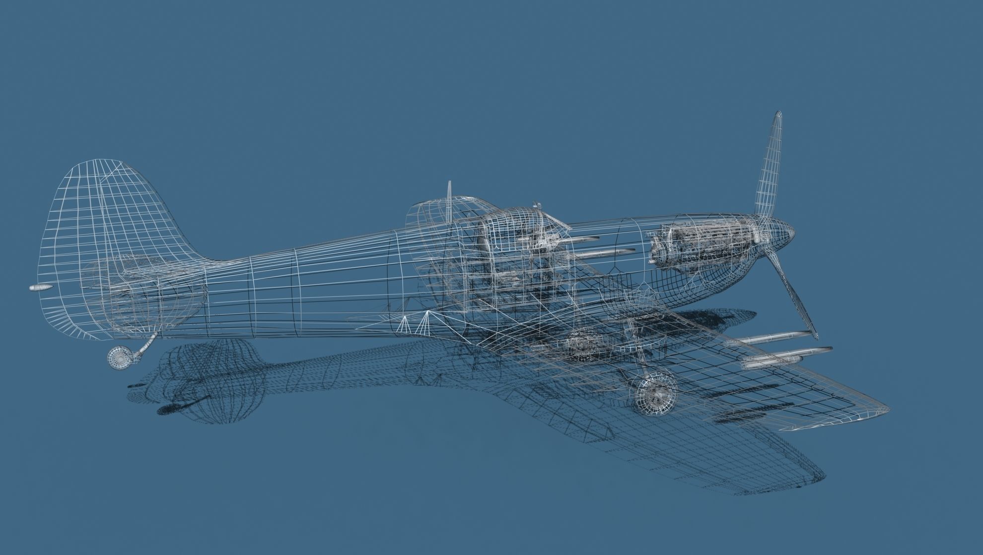 Supermarine Spitfire Mk5C V03 RAF 3D model_14